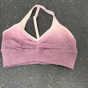 BuffBunny Pink Ombre Seamless Sports Bra